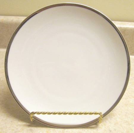 Platinum Band Salad Plate