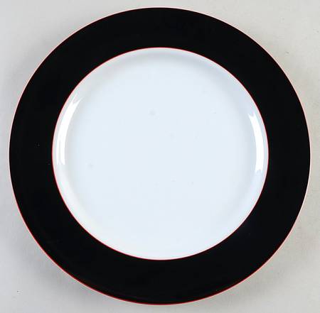 Due Black Large Dinner Plate