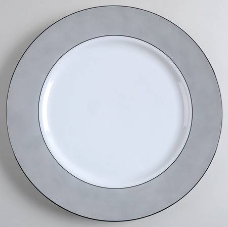 Due Smoke Gray Round Service Plate (Charger) Chop Plate