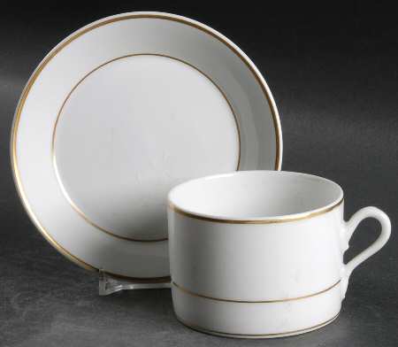 Savona Flat Cup & Saucer Set