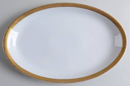 09128 13" Oval Serving Platter