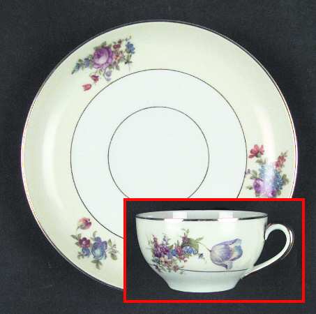 Dorothy Flat Cup & Saucer Set