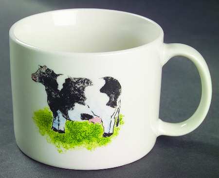 Country Barn Cow Soup Mug