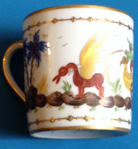 Cirque Chinois Flat Demitasse Cup