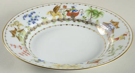 Cirque Chinois Large Rim Soup Bowl