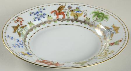 Cirque Chinois Large Rim Soup Bowl