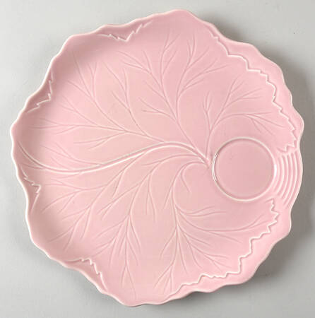 Leaf Fantasy Pink Snack Plate