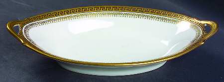 2680 Gold (Verge) Pickle Dish