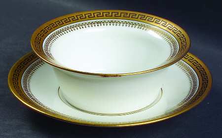 2680 Gold (Verge) Ramekin & Saucer Set
