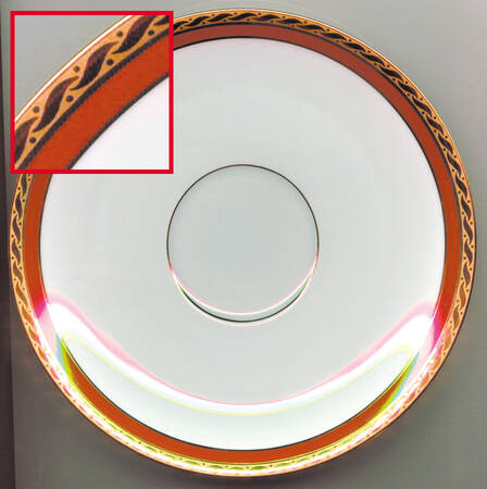 Brique Band Saucer