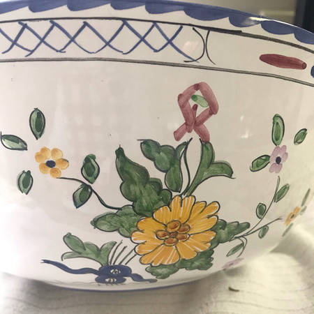 Lisbon 12" Large Salad Serving Bowl