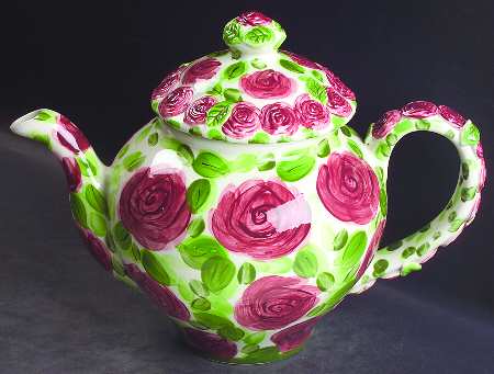 Emily Rose Teapot & Lid by Tabletops Unlimited