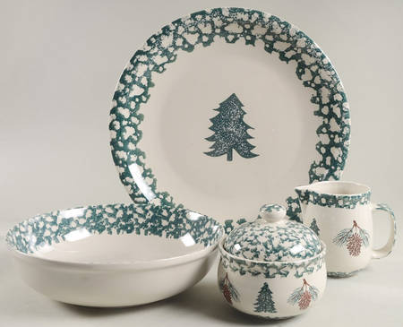 Pine Cone 5 Piece Hostess Set