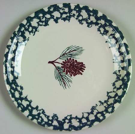 Pine Cone Salad Plate