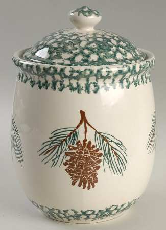 Pine Cone Medium Canister & Lid