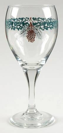 Pine Cone Glassware Wine