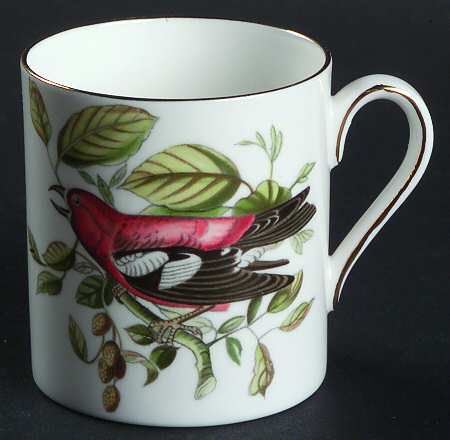 Audubon Birds Flat Demitasse Cup