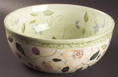 Evelyn 12" Large Salad Serving Bowl