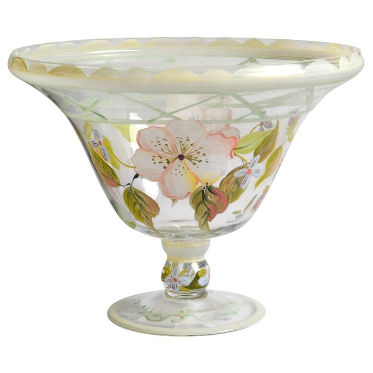 Evelyn 9" Footed Glassware Bowl