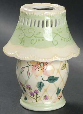 Evelyn Tea Light Lamp with Shade