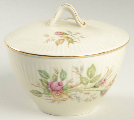 07470 (Coupe, Cream) Sugar Bowl & Lid