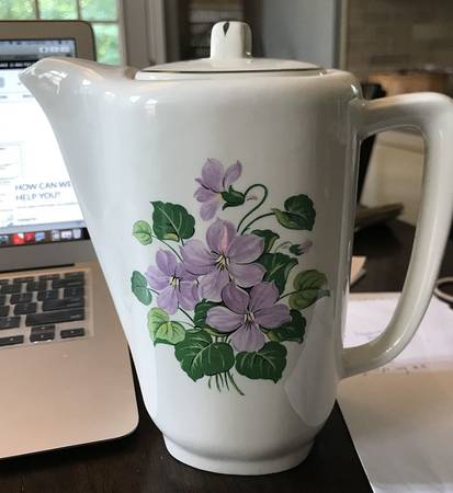 Marsh Violet Coffee Pot & Lid