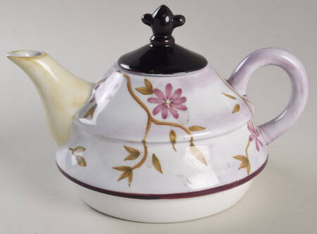 Sage Tea Teapot for Individual Teapot & Lid with Cup