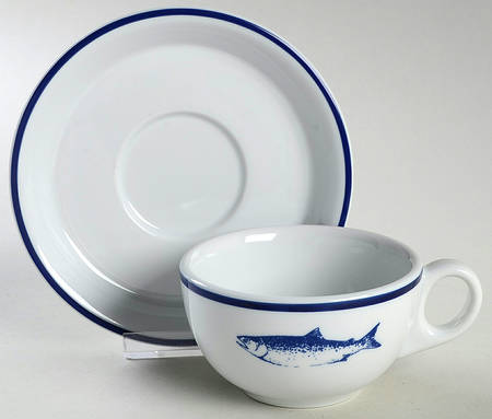TSS9 Flat Cup & Saucer Set
