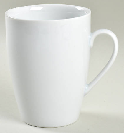 Royal White Barrel Mug