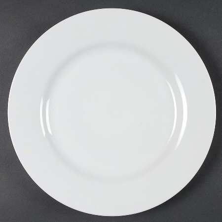 Royal White Dinner Plate