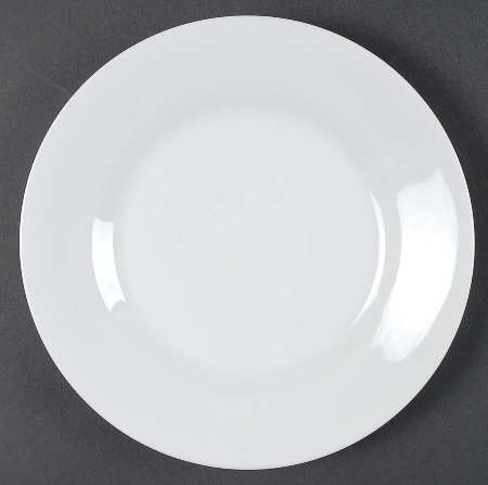 Royal White Salad/Dessert Plate