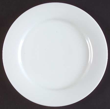 Royal White Luncheon Plate