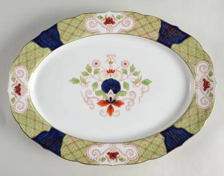 Oriental Garden 14" Oval Serving Platter