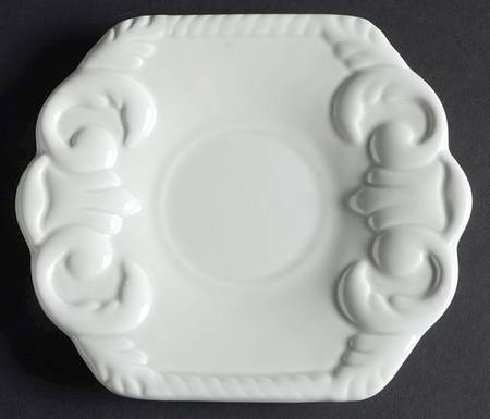 Millicent's Fancy Gray Saucer