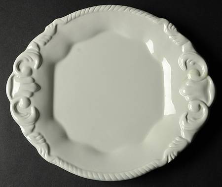 Millicent's Fancy Gray Salad/Dessert Plate