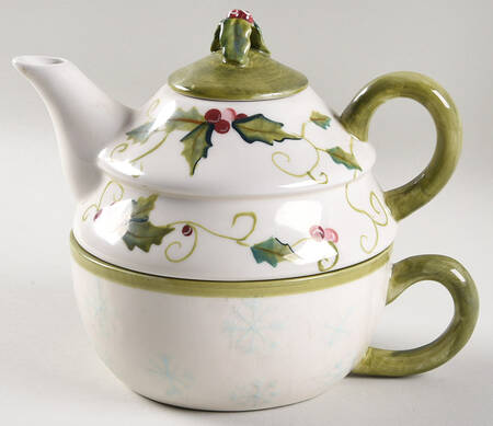 Sweet Tidings Individual Teapot & Lid with Cup