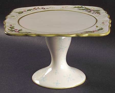 Sweet Tidings 11" Diameter Pedestal Cake Stand
