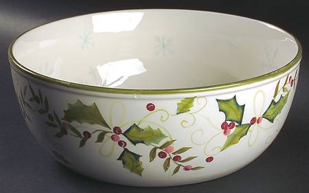 Sweet Tidings 12" Large Salad Serving Bowl
