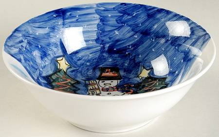 Holiday Season Coupe Cereal Bowl