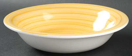 Flora Di Roma Giallo (Yellow) Coupe Soup Bowl