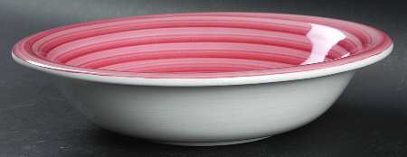 Flora Di Roma Rosso (Burgundy) Coupe Soup Bowl