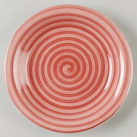 Flora Di Roma Rosso (Burgundy) Salad Plate