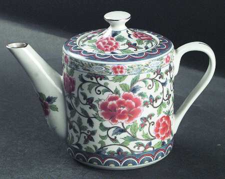China Garden Teapot & Lid