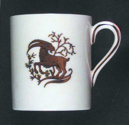 Zodiac Flat Demitasse Cup