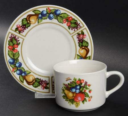 Tivoli Gardens Flat Cup & Saucer Set