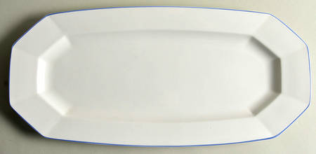 Classic Blue 21" Fish Platter