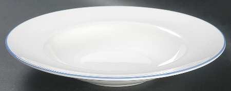 Classic Blue Large Rim Soup Bowl