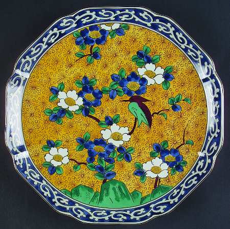 Kutani 12" Chop Plate (Round Platter)