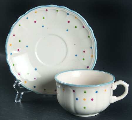 Carnivale Flat Cup & Saucer Set