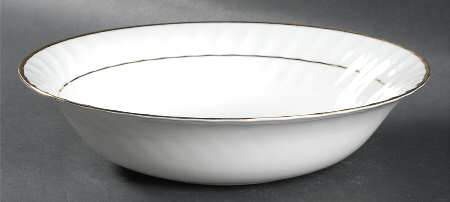 Cascade Gold 9" Round Vegetable Bowl by Royal Limoges